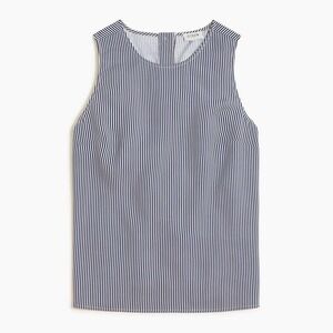 NWT NEW J. Crew Striped Tank‎ Top Sleeveless Casual Blouse Summer Nautical Small